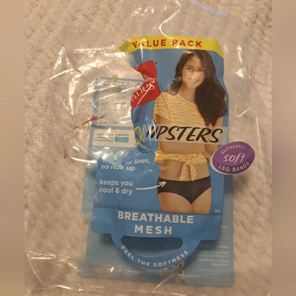 10 Pack Hanes Hipster Underwear - Picture 6 of 13